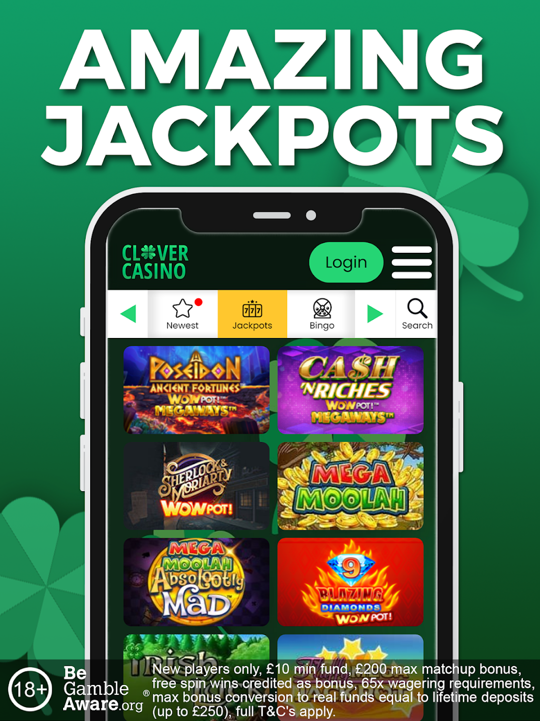 Clover Casino No Deposit Reels