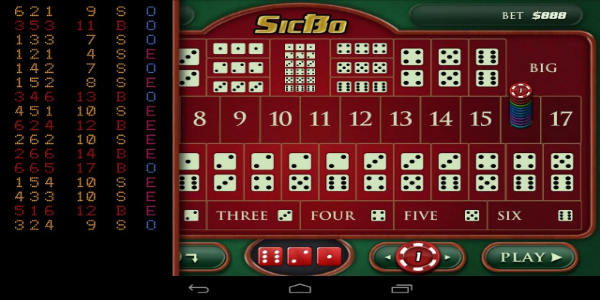 SicBo Casino Dice Game