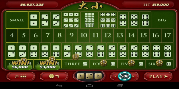 SicBo Casino Dice Game