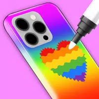 Phone Case Maker: Tie Dye Game icon