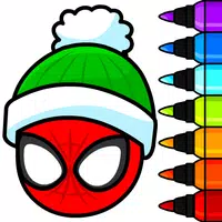 Superhero Coloring Book Games icon