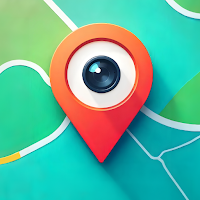 GPS Map Location on Camera icon