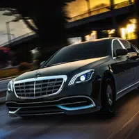 Car Driving Mercedes Maybach icon