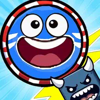 red hero bounce ball adventure icon