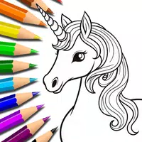 Unicorn Coloring Pages icon