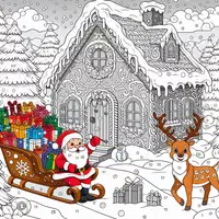 Christmas Gliter Coloring Book APK