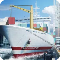 Cargo Ship Construction Crane icon