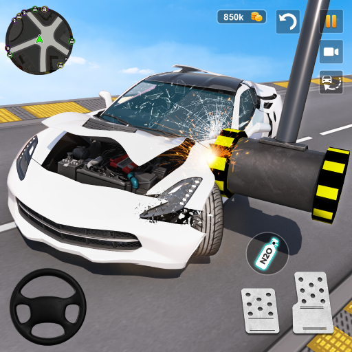 Car Crash Games Mega Car Games icon