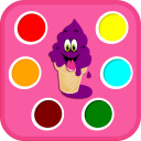 Learning Colours Ice Cream Games - Colors Kids App icon