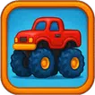 Monster truck hill climb icon
