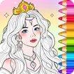 Princess Game Fantasy Coloring icon