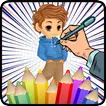Coloring Chibi Oppa icon