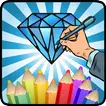 Coloring Diamond icon