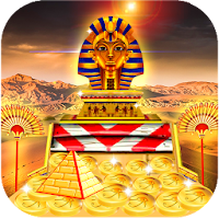 Gold of King Pharaoh Egypt - Coin Party Dozer APK icon
