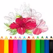 Coloring Flower icon