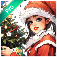 Silver Color: Color by number icon