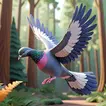 Flying Bird pigeon Games icon