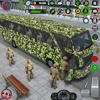 Army Bus Transporter Coach Fun icon