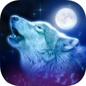 Slots Lunar Wolf Casino Slots Free APK icon
