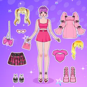 Sticker Doll Idol Dressup DIY icon