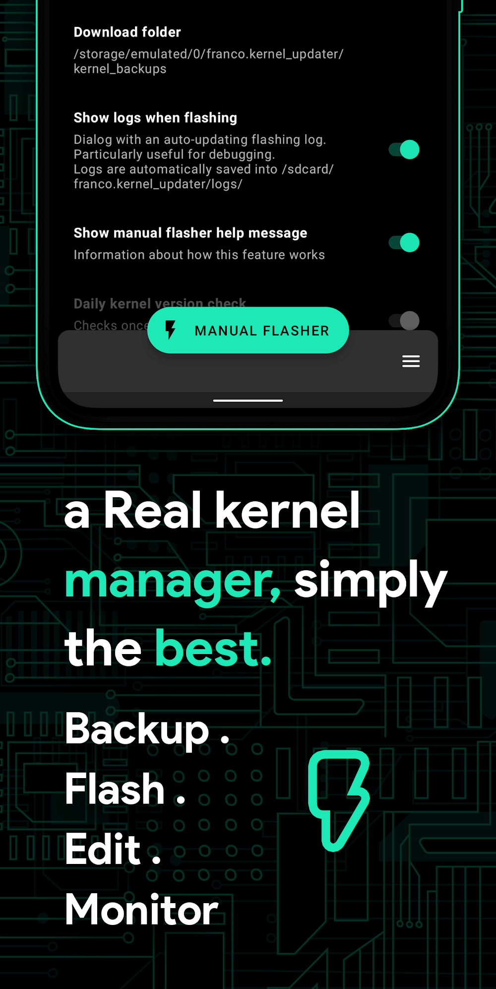 Franco Kernel Manager screenshot 5